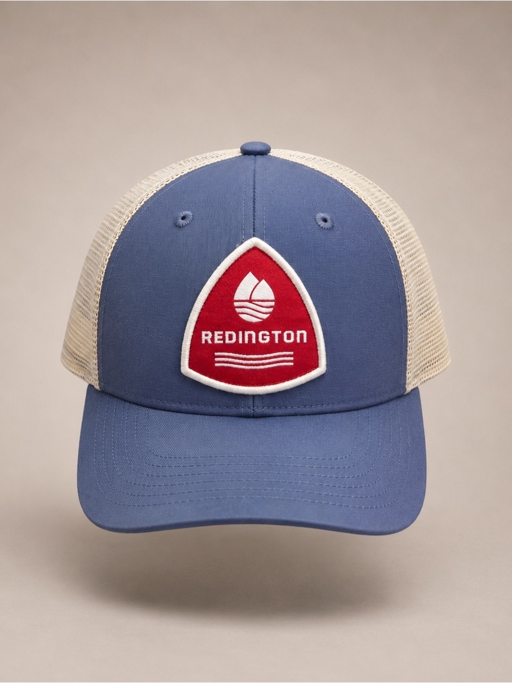 Redington Badge  Blue Trucker Snapback Hat Breathable Adjustable Men’s One Size